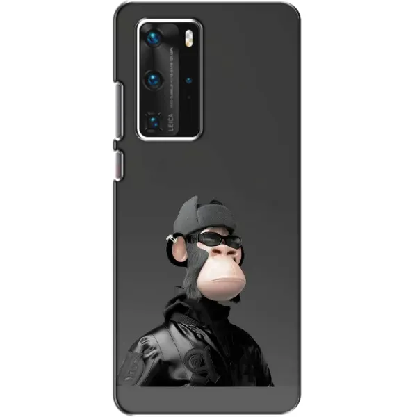 Чохол з принтом «стильна мавпа NFT» для Huawei P40 Pro