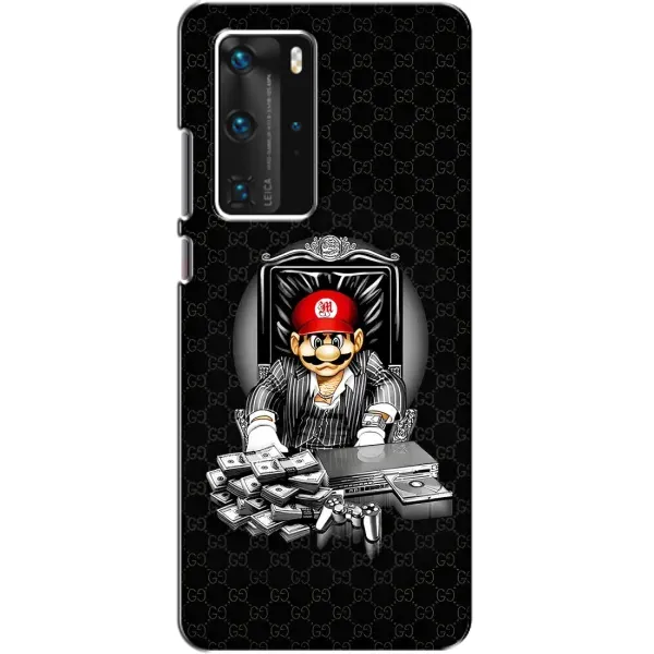Чохол з принтом «Супер Маріо» для Huawei P40 Pro