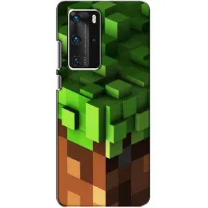 Чехол Майнкрафт на Huawei P40 Pro (AlphaPrint) Minecraft (текстура Майнкрафт)