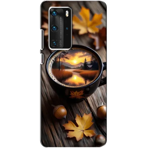 Чехол с принтом «Темный кофе» для Huawei P40 Pro