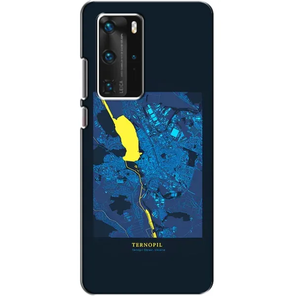 Чохол з принтом «Тернопіль» для Huawei P40 Pro