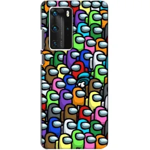 Чохли Амонг Ас для Huawei P40 Pro (AlphaPrint) (Убитий)