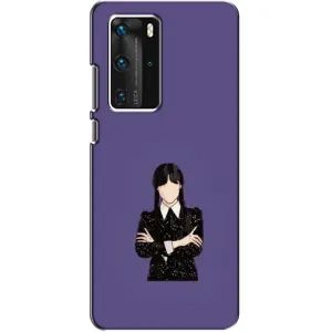 Чохли Венсдей на Huawei P40 Pro Уенсдей (AlphaPrint) (Венздей у чорному)