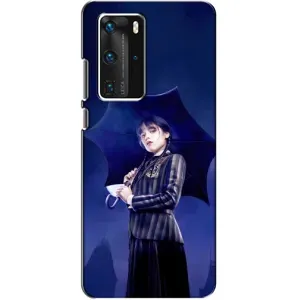 Чохли Венсдей на Huawei P40 Pro Уенсдей (AlphaPrint) (Венздей з парасолькою)