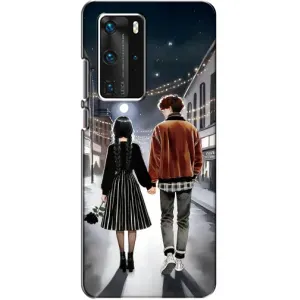 Чохол з дизайном Венздей 2 на Huawei P40 Pro (Венздей та Тайлер)