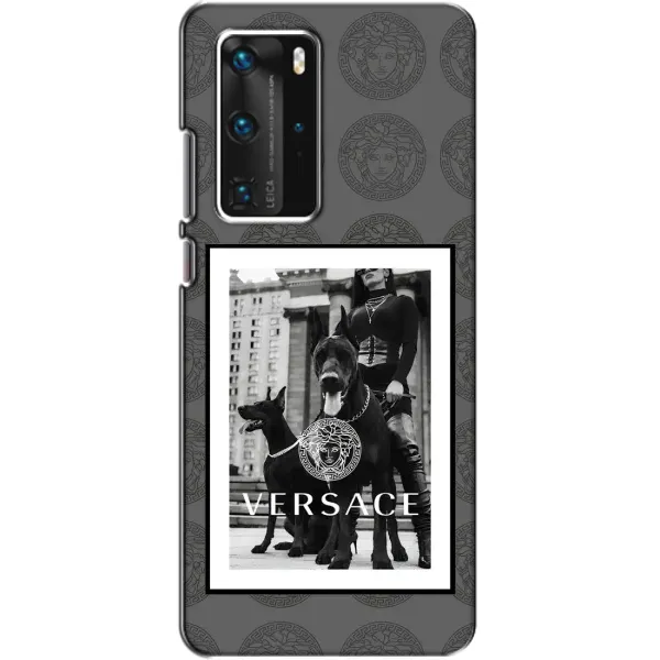 Чохол з принтом «Версаче» для Huawei P40 Pro