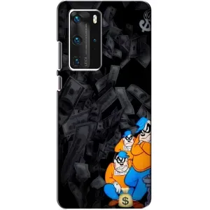 Чехлы с крутыми принтами для Huawei P40 Pro - (PREMIUMPrint) (Воры)