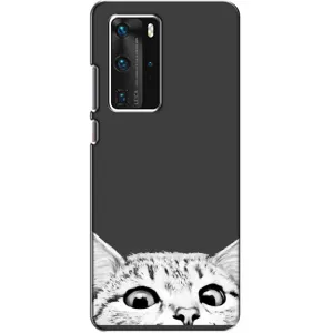 Чохол на Хуавей П40 Про з Котиками (VPrint) (Виглядає котик)