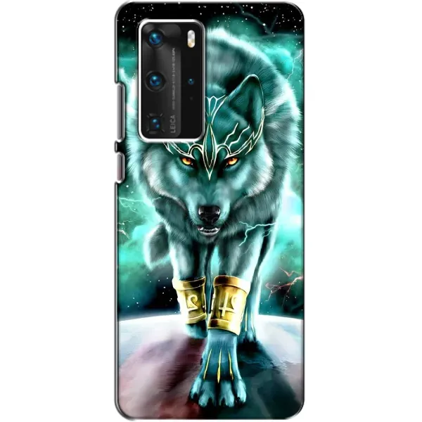 Чохол з принтом «Яскравий вовк» для Huawei P40 Pro Чохол з принтом «Яскравий вовк» для Huawei P40 Pro