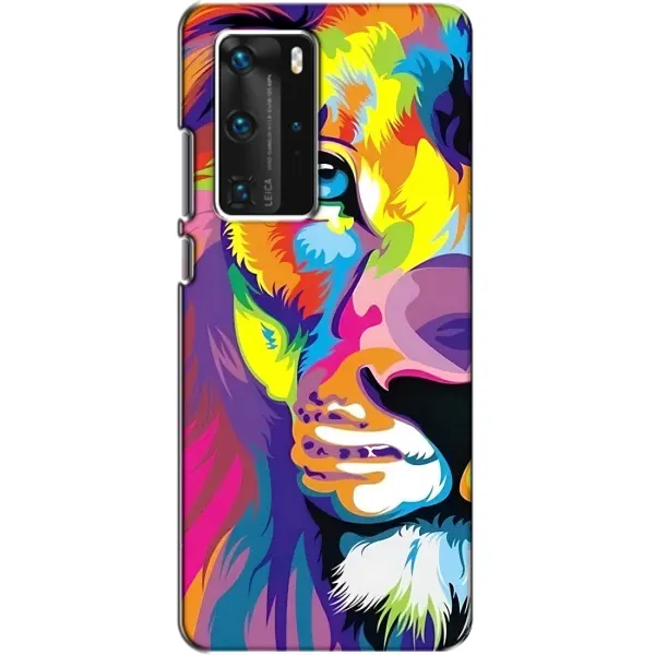 Чохол з принтом «Яскравий Лев» для Huawei P40 Pro