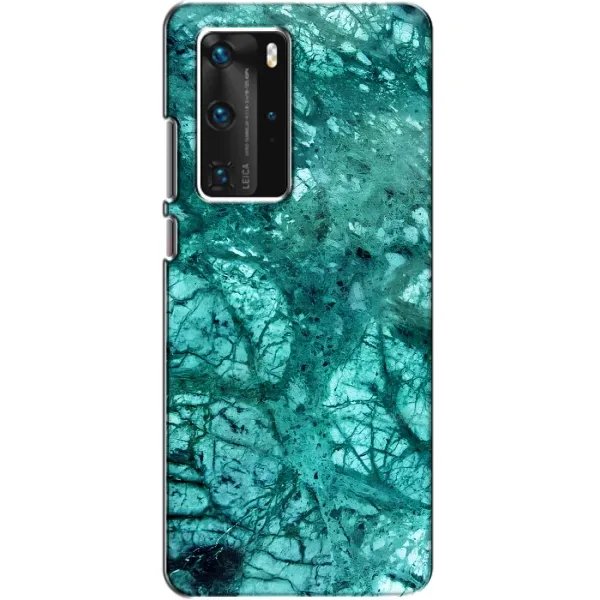 Чехол с принтом «Зеленый мрамор» для Huawei P40 Pro Чехол с принтом «Зеленый мрамор» для Huawei P40 Pro