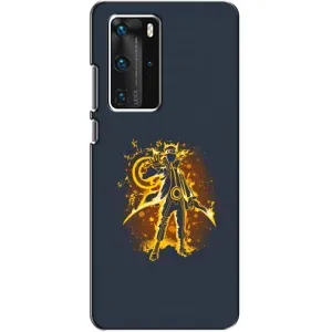 Naruto Anime Чехлы для Хуавей П40 Про (AlphaPrint) (золотой Наруто)