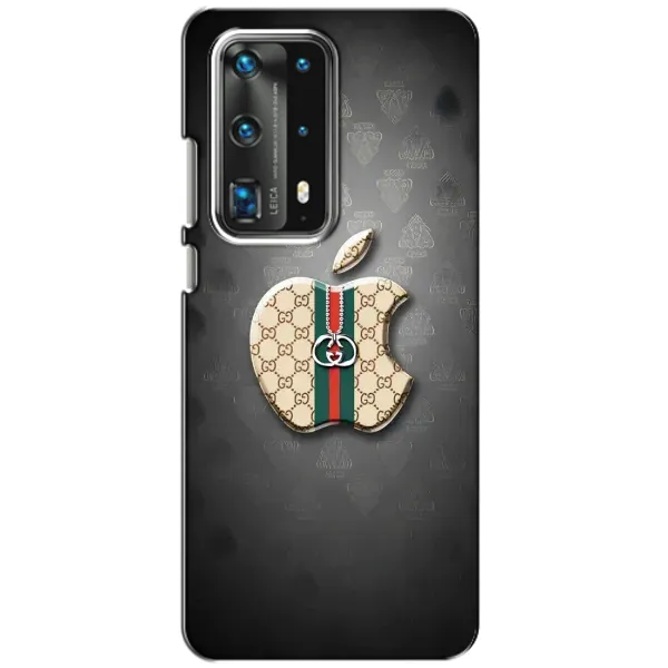 Чохол з принтом «Apple gucci» для Huawei P40
