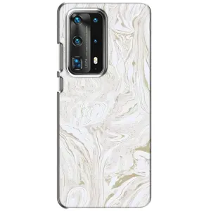 Мраморный чехол на Huawei P40 (VPrint) (Белый мрамор)