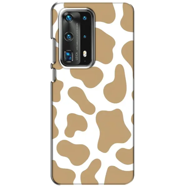 Чехол с принтом «Бежевая буренка» для Huawei P40
