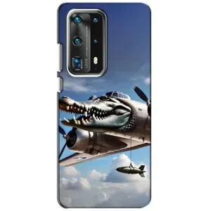 Чехол с мемом Тралалело тралала на Huawei P40 (Бомбардиро крокодило)