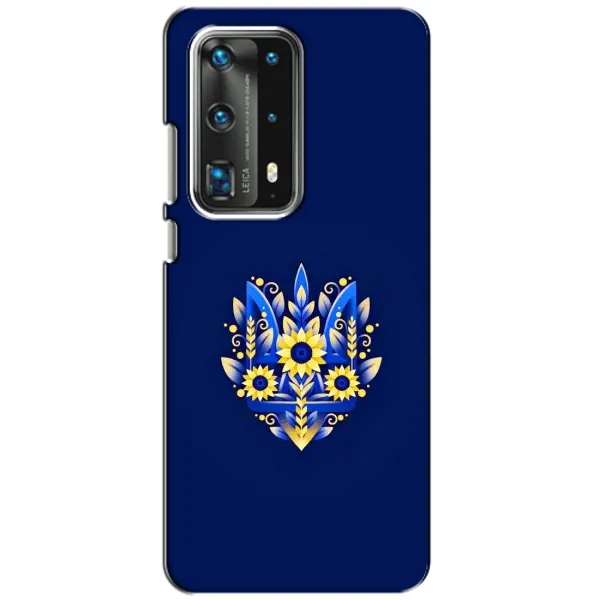 Чохол з принтом «Квітковий Герб» для Huawei P40