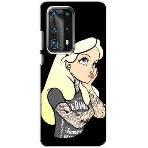 Чохол з друком для Huawei P40 - (Мода) (AlphaPrint) (Дівчина в тату)