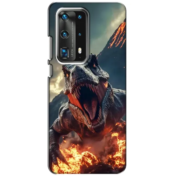 Чехол с принтом «Огненный динозавр» для Huawei P40