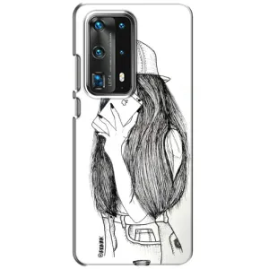 Чохол з друком для Huawei P40 - (Мода) (AlphaPrint) (Фото дівчини)