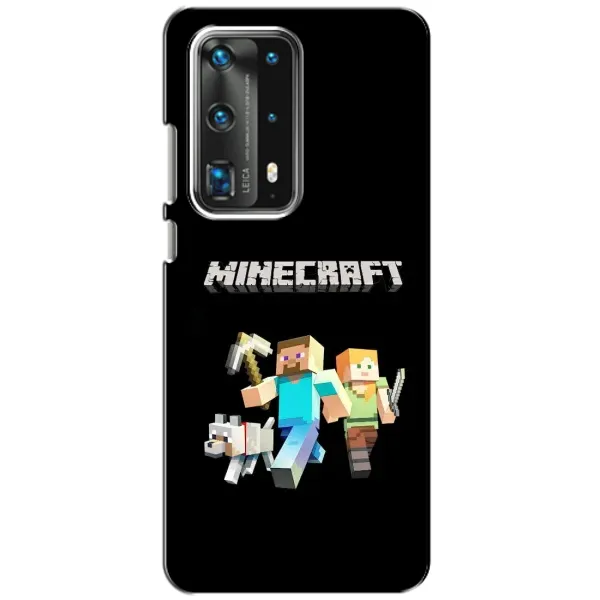 Чохол з принтом «герої Minecraft» для Huawei P40 Чохол з принтом «герої Minecraft» для Huawei P40
