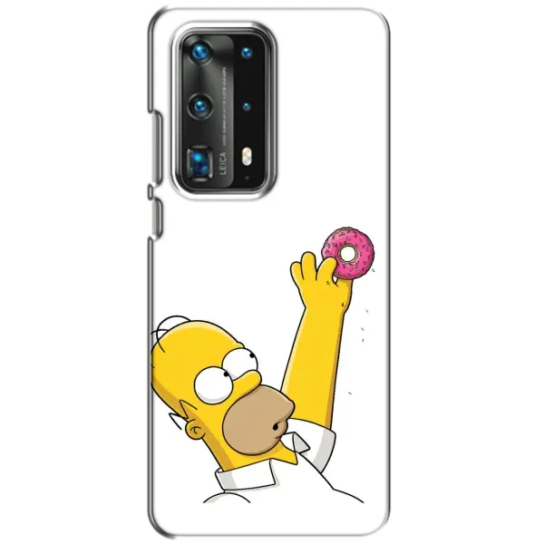 Чехол с принтом «Гомер с пончиком» для Huawei P40