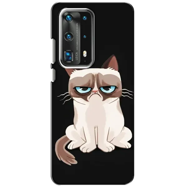 Чехол с принтом «Грустный кот» для Huawei P40