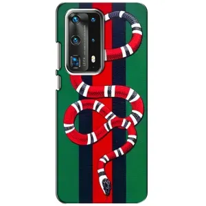 Чохли  GUCCI для Хуавей Р40 (AlphaPrint) (Gucci змія)