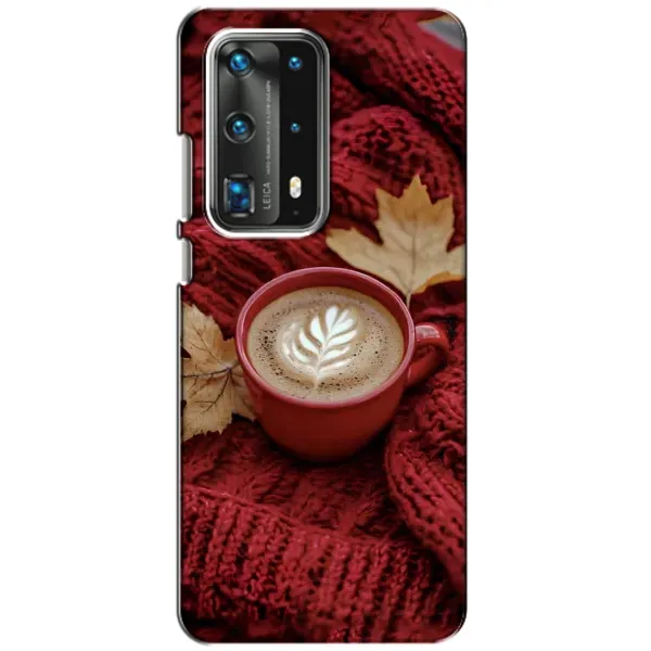 Чехол с принтом «Кофе на пледе» для Huawei P40