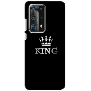 Чехол с Короной Хуавей П40 - (AlphaPrint) (KING)