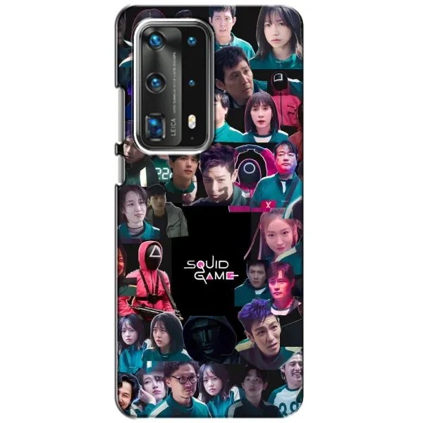 Чохол з принтом «Колаж Гра кальмара» для Huawei P40 Чохол з принтом «Колаж Гра кальмара» для Huawei P40