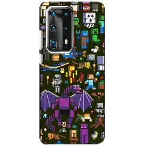 Чохол Майнкрафт на Huawei P40 (AlphaPrint) Minecraft (Колаж Майнкрафт)