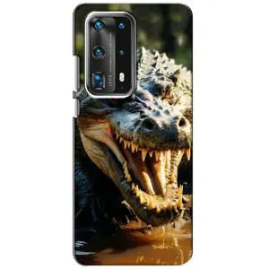 Чехол с принтом «Опасный крокодил» для Huawei P40