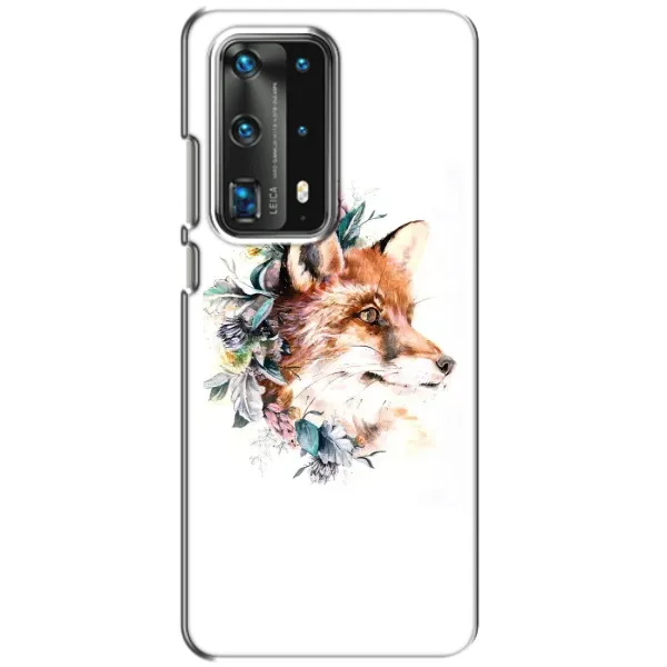 Чехол с принтом «Лисичка в цветочках» для Huawei P40 Чехол с принтом «Лисичка в цветочках» для Huawei P40
