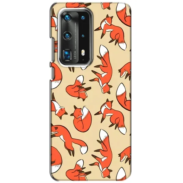 Чехол с принтом «Лисички» для Huawei P40 Чехол с принтом «Лисички» для Huawei P40