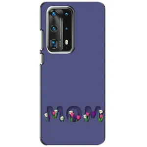 Чохол з принтом «Мама в квітах» для Huawei P40