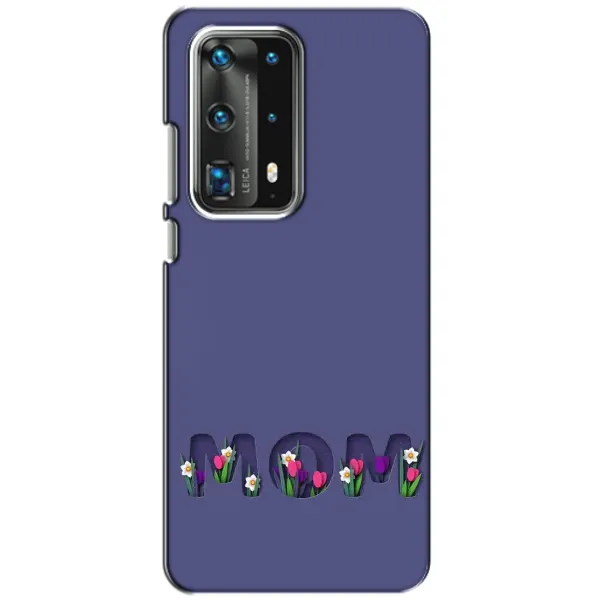 Чохол з принтом «Мама в квітах» для Huawei P40