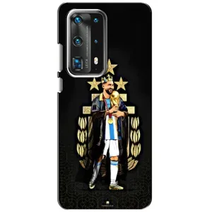 Чехлы для Huawei P40 (Leo чемпион) (AlphaPrint) (Месси Король)