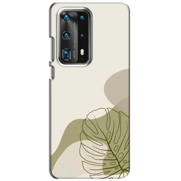 Чехол с принтом «Зеленая монстера дизайн» для Huawei P40 Чехол с принтом «Зеленая монстера дизайн» для Huawei P40