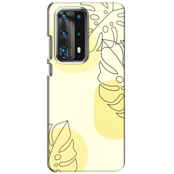 Чехол с принтом «Желтая монстера арт» для Huawei P40 Чехол с принтом «Желтая монстера арт» для Huawei P40