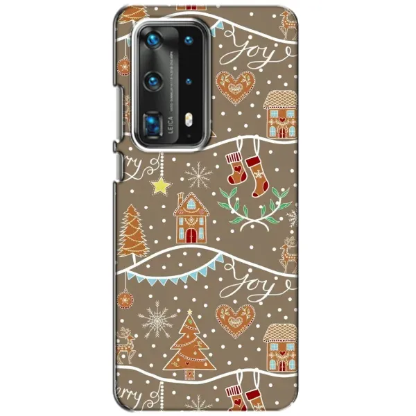 Чехол с принтом «Новогодние пряники» для Huawei P40