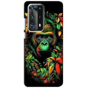 Чехол с Обезьянами Huawei P40 - (AlphaPrint) (Обезьяна в тропиках)