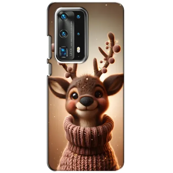 Чехол с принтом «Олень в свитере» для Huawei P40