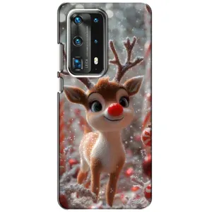 Яскравий чохол для Huawei P40 з Зимові Оленята