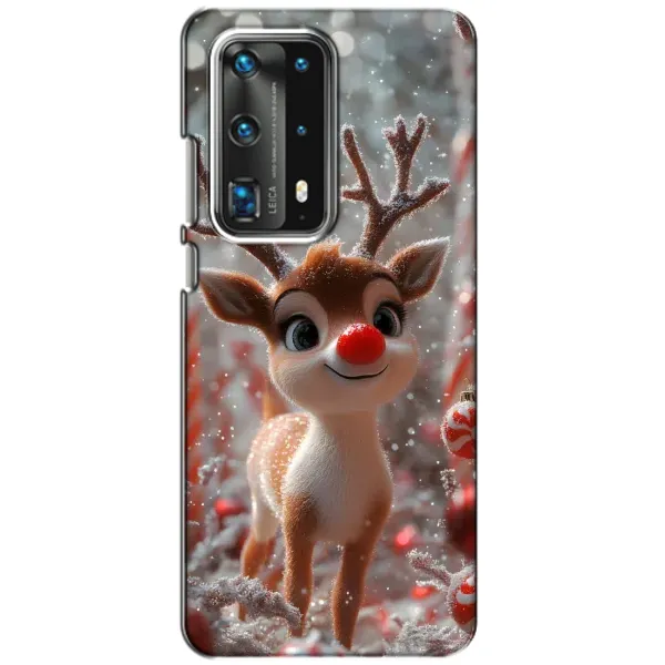 Чехол с принтом «Олень с носом» для Huawei P40