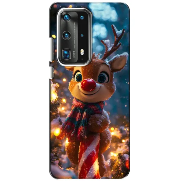 Чехол с принтом «Олень с шарфом» для Huawei P40