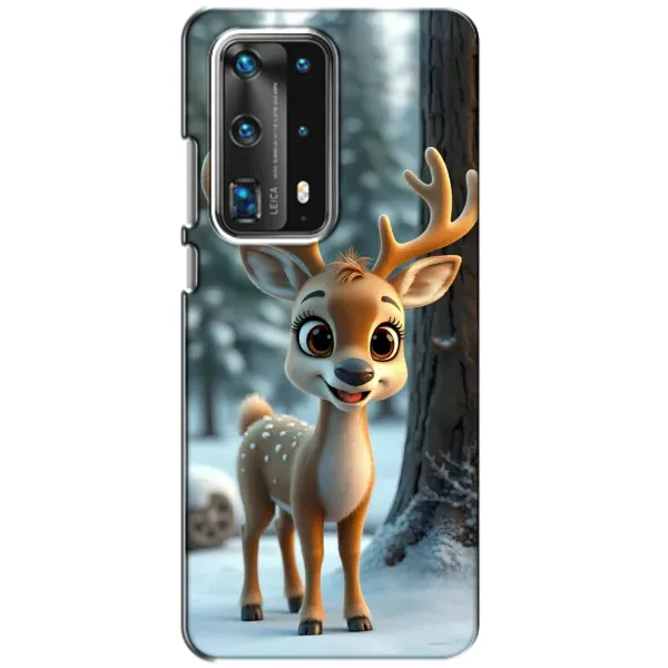 Чехол с принтом «Олененок в лесу» для Huawei P40