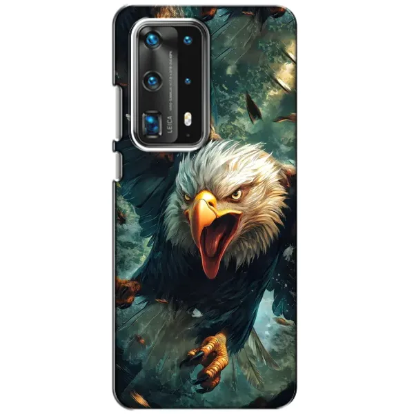 Чехол с принтом «Орел в полете» для Huawei P40