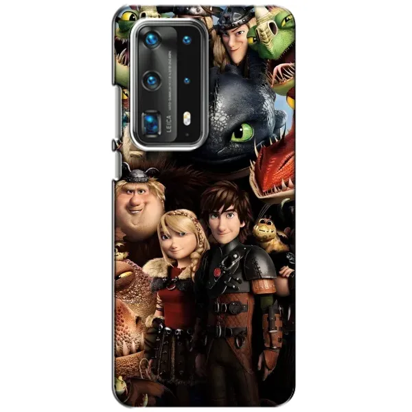Чехол с принтом «Персонажи дракона» для Huawei P40