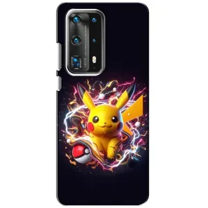 Чехол с Пикачу на Huawei P40 (Пикачу с мячом)